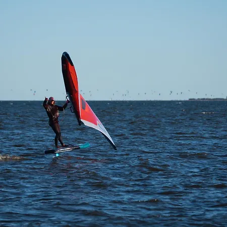 Pensión Upwind Kitesurfing Wingfoil Windsurfing Rowery Sauna 4*